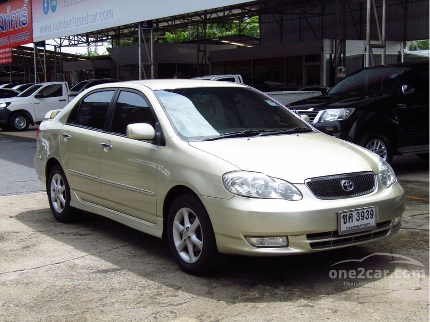 Toyota Corolla Altis 2001 G 1.8 in กรุงเทพและปริมณฑล Automatic Sedan สี ...