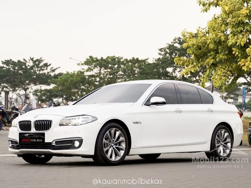 Jual Mobil BMW 520i 2014 Luxury 2.0 di Banten Automatic Sedan Putih Rp 315.000.000