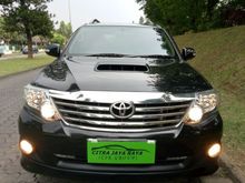 Toyota Fortuner VNT Diesel AT 2014 Hitam, Siap Ngaspal, DP Ringan Nego
