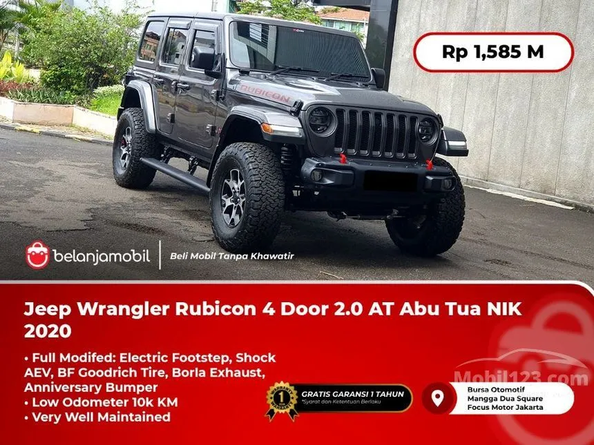 Jual Mobil Jeep Wrangler 2020 Rubicon 2.0 di DKI Jakarta Automatic SUV Abu