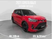 2021 Toyota Raize 1.0 GR Sport TSS (2 Tone) SUV BELI MOBIL BEKAS BEBAS CEMAS HANYA DI CARSOME. GARANSI MESIN, TRANSMISI DAN AC 1 TAHUN.