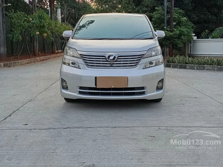 Jual Mobil Toyota Vellfire 2009 V 2.4 di DKI Jakarta Automatic Van Wagon Silver Rp 180.000.000
