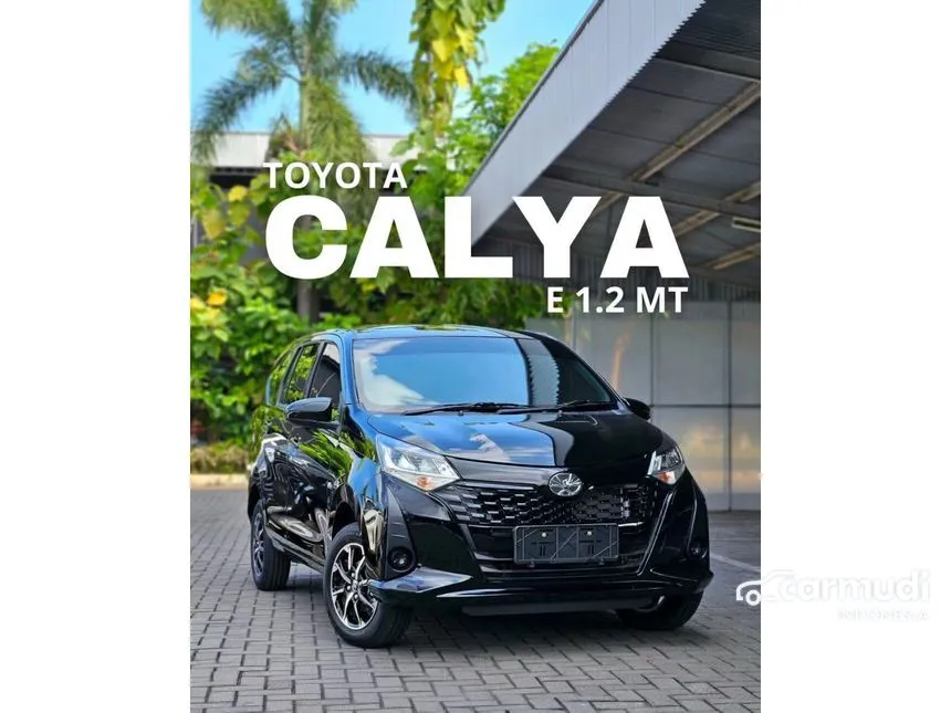 Jual Mobil Toyota Calya 2024 E 1.2 di Banten Manual MPV Hitam Rp 170.200.000