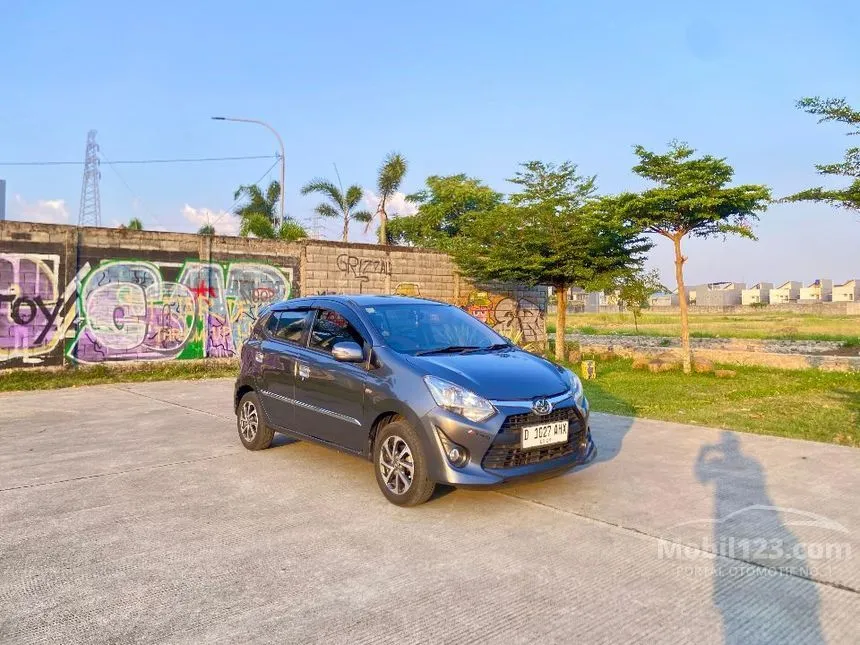 Jual Mobil Toyota Agya 2019 G 1.2 di Jawa Barat Manual Hatchback Abu