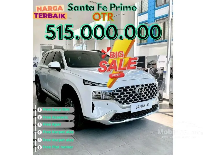Jual Mobil Hyundai Santa Fe 2024 Prime 2.5 di DKI Jakarta Automatic SUV Hitam Rp 515.000.000