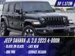 2022 Jeep Wrangler 2.0 Sahara Unlimited 4 Door SUV JL Black Hitam