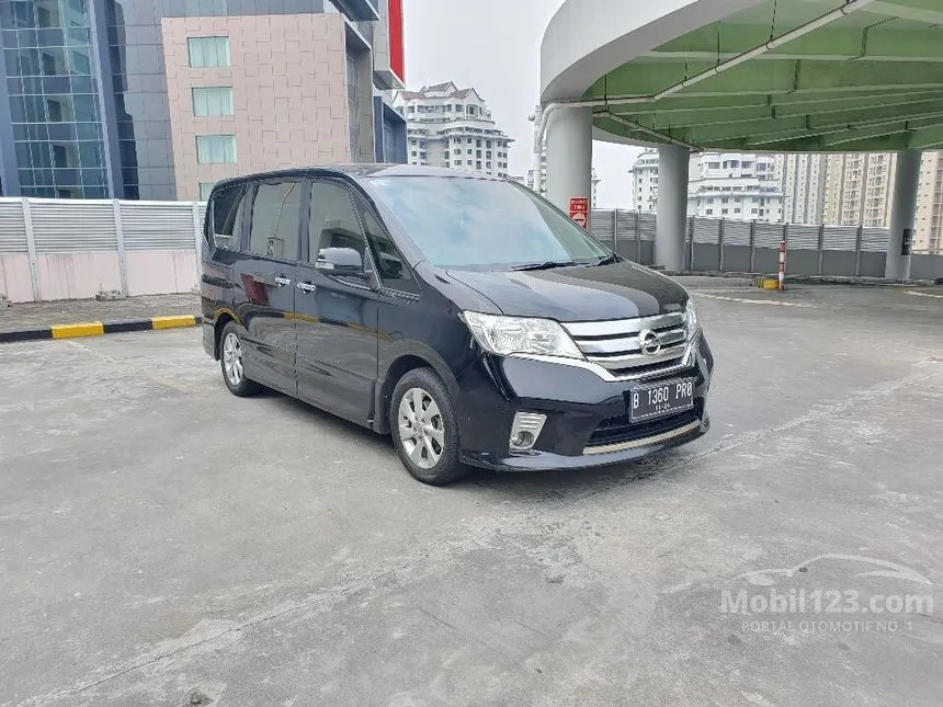Jual Mobil Nissan Serena 2014 Highway Star 2.0 di DKI Jakarta Automatic MPV Hitam Rp 155.000.000