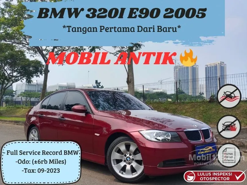 Jual Mobil BMW 320i 2005 2.0 di Jawa Barat Automatic Sedan Merah Rp 188.000.000