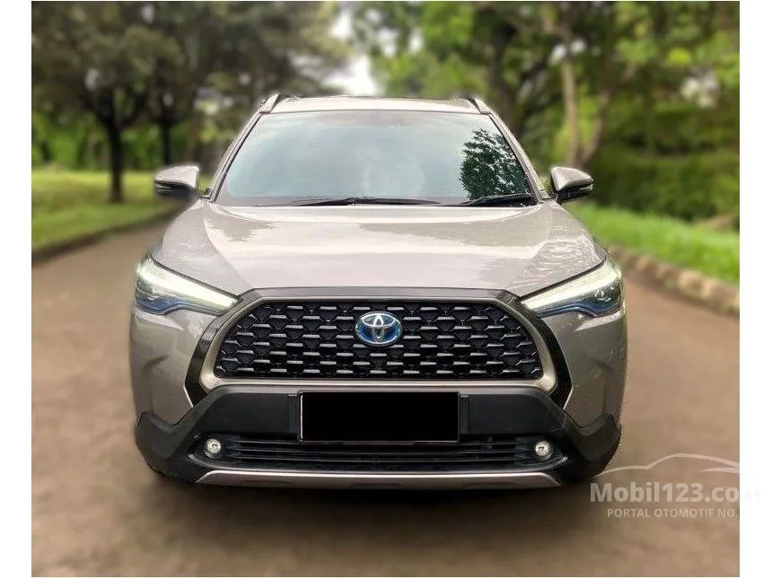 Jual Mobil Toyota Corolla Cross 2021 Hybrid 1.8 di Jawa Barat Automatic SUV Abu