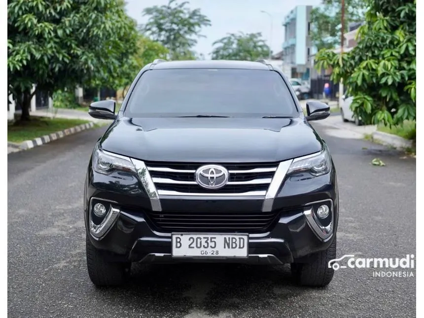 Jual Mobil Toyota Fortuner 2018 VRZ 2.4 di Banten Automatic SUV Hitam Rp 430.000.000