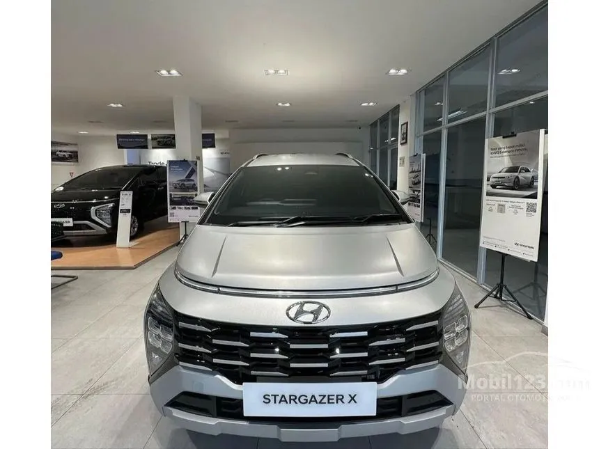 Jual Mobil Hyundai Stargazer X 2024 Prime 1.5 di Banten Automatic Wagon Silver Rp 346.400.000