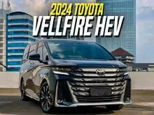 2024 Toyota Vellfire 2.5 HEV Executive Lounge VIP Type MPV Black on Brown Hybrid Hitam