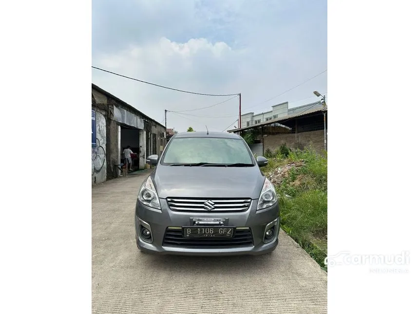 Jual Mobil Suzuki Ertiga 2014 GX 1.4 di Banten Manual MPV Abu