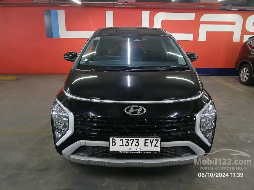 Jual Mobil Hyundai Stargazer 2023 Prime 1.5 di Banten Automatic Wagon Hitam Rp 217.000.000