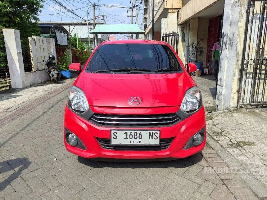 Jual Mobil Daihatsu Ayla 2018 X 1.0 di Jawa Timur Manual Hatchback Merah Rp 105.000.000