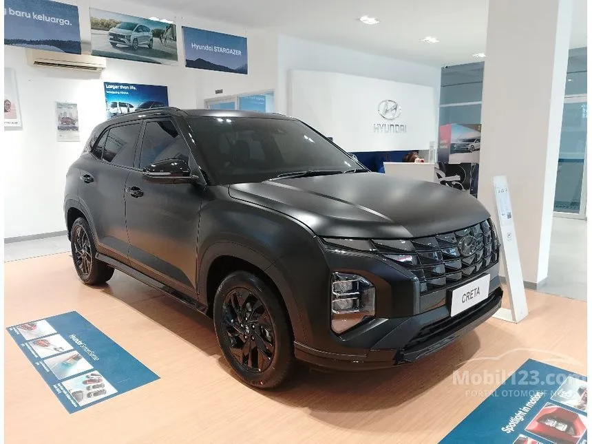 Jual Mobil Hyundai Creta 2024 Alpha 1.5 di Jawa Barat Automatic Wagon Hitam Rp 422.800.000