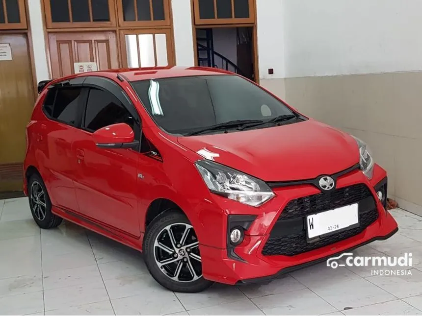 Jual Mobil Toyota Agya 2021 TRD 1.2 di Jawa Timur Automatic Hatchback Merah Rp 165.000.000