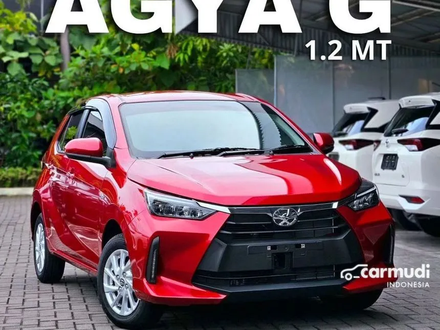 Jual Mobil Toyota Agya 2024 G 1.2 di Jawa Barat Manual Hatchback Merah Rp 165.400.000