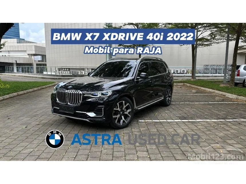 Jual Mobil BMW X7 2022 xDrive40i Opulence 3.0 di Banten Automatic SUV Hitam Rp 1.650.000.000