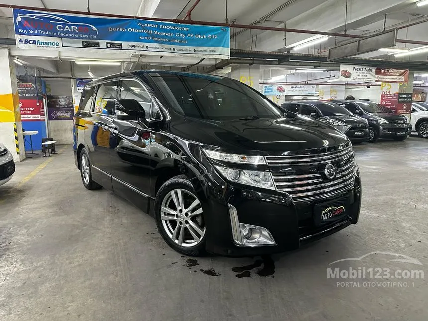 Jual Mobil Nissan Elgrand 2011 Highway Star 2.5 di DKI Jakarta Automatic MPV Hitam Rp 185.000.000