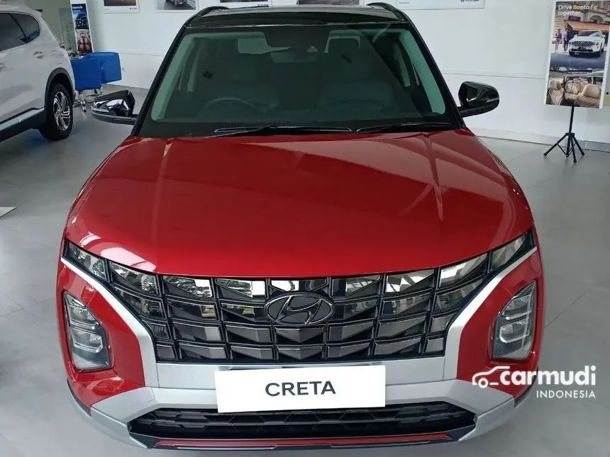 Jual Mobil Hyundai Creta 2023 Prime 1.5 di Jawa Barat Automatic SUV Merah Rp 369.300.000
