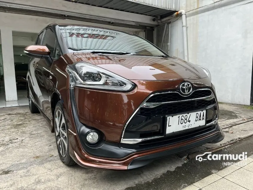Jual Mobil Toyota Sienta 2017 Q 1.5 di Jawa Timur Automatic MPV Coklat Rp 178.000.000