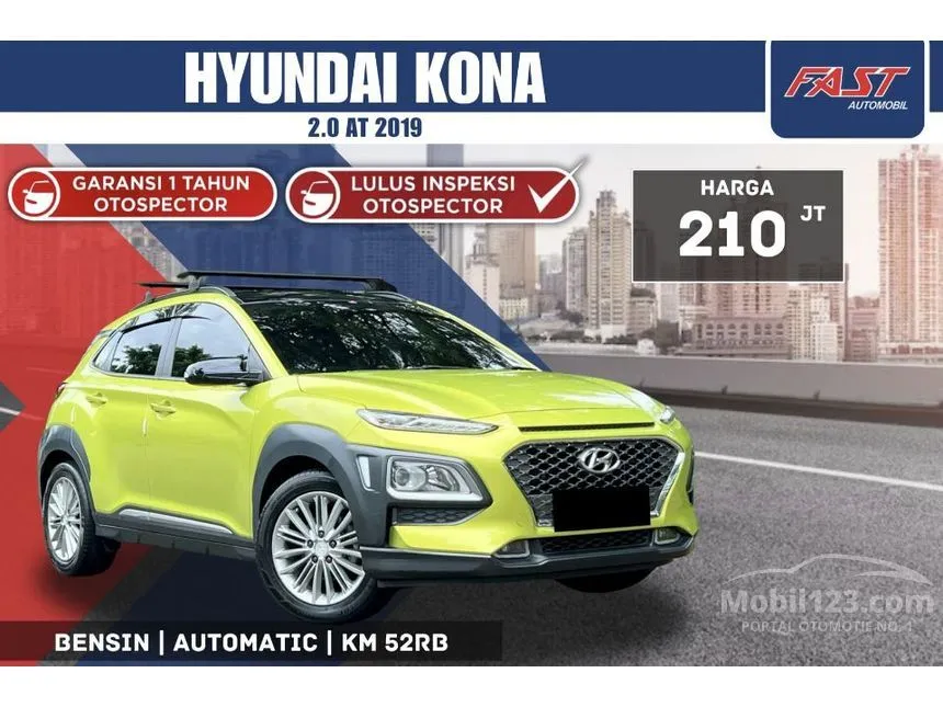 Jual Mobil Hyundai Kona 2019 2.0 di DKI Jakarta Automatic SUV Kuning Rp 210.000.000