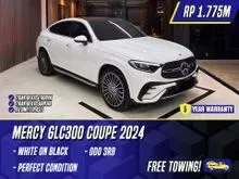 2024 Mercedes-Benz GLC300 2.0 AMG Line 4MATIC Coupe White on Black Mercy GLC 300 Putih New Model