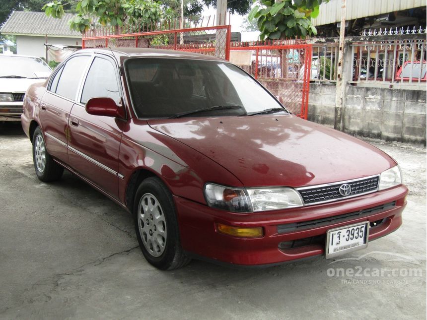 Toyota Corolla 1993 GLi 1.6 in กรุงเทพและปริมณฑล Automatic Sedan สีแดง ...