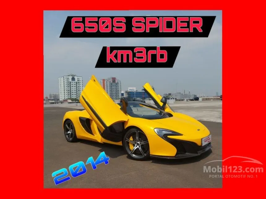 Jual Mobil McLaren 650S 2014 3.8 di DKI Jakarta Automatic Convertible Kuning Rp 3.900.000.000