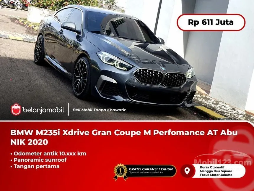 Jual Mobil BMW M235i 2020 xDrive Gran Coupé 2.0 di DKI Jakarta Automatic Coupe Abu