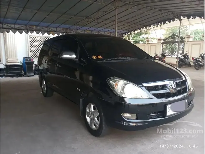 Jual Mobil Toyota Kijang Innova 2005 G 2.0 di DKI Jakarta Manual MPV Hitam Rp 91.500.000