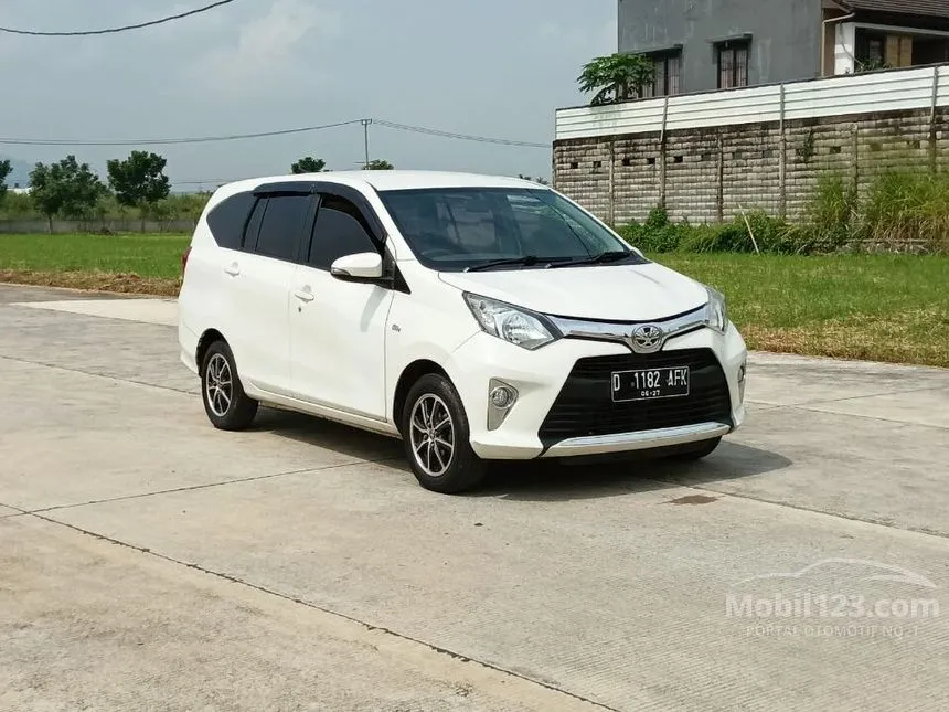 Jual Mobil Toyota Calya 2017 G 1.2 di Jawa Barat Automatic MPV Putih Rp 110.000.000