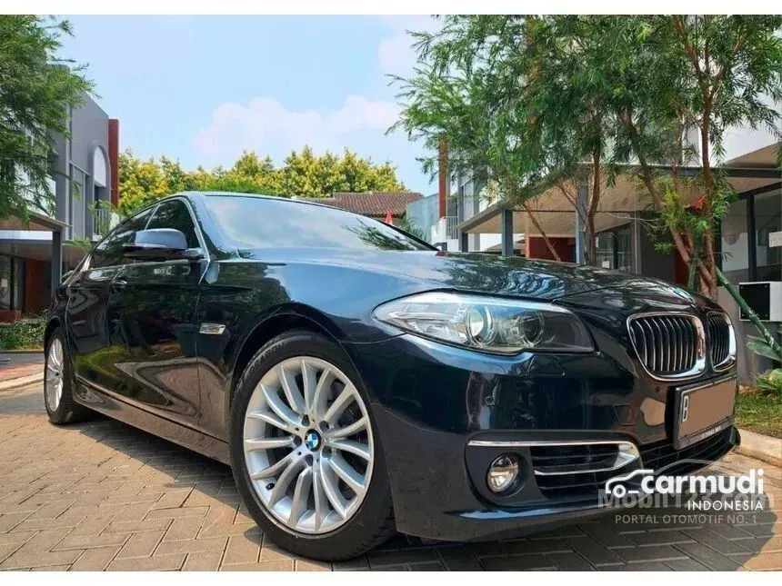 Jual Mobil BMW 528i 2015 Luxury 2.0 di Banten Automatic Sedan Hitam Rp 430.000.000