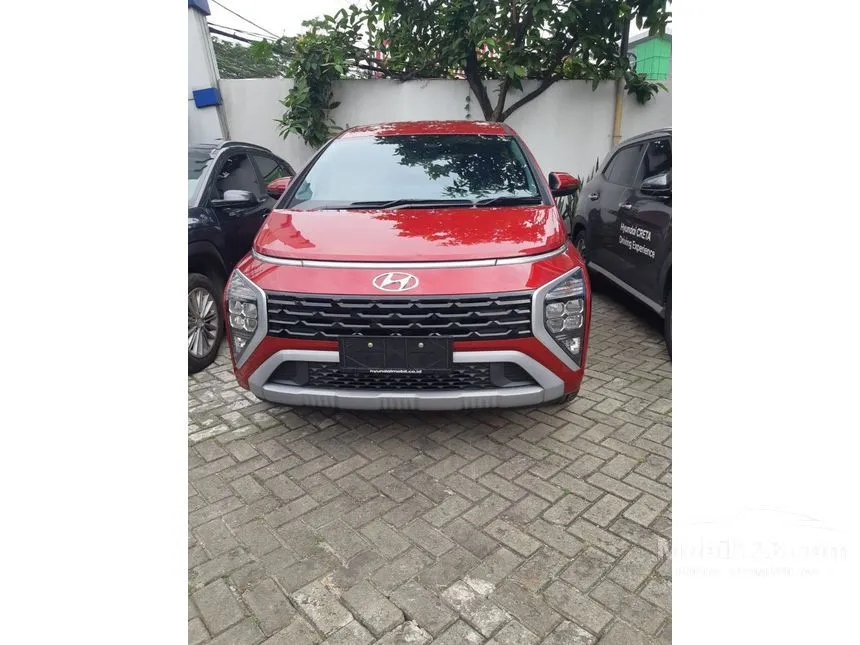 Jual Mobil Hyundai Stargazer 2024 Prime 1.5 di Jawa Barat Automatic Wagon Marun Rp 320.000.000