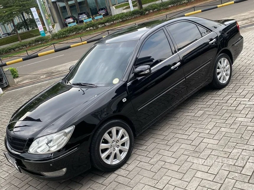 Jual Mobil Toyota Camry 2004 G 2.4 di Banten Automatic Sedan Hitam Rp 75.000.000