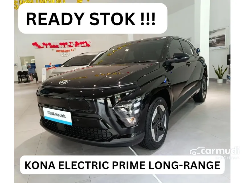 Jual Mobil Hyundai Kona 2024 Electric Prime Long Range di Jawa Barat Automatic Wagon Hitam Rp 550.000.000