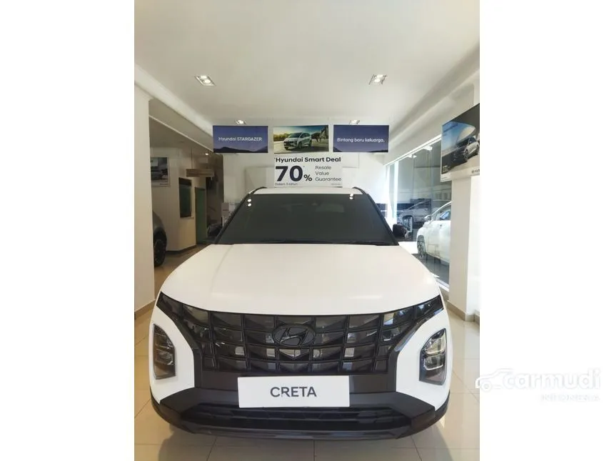 Jual Mobil Hyundai Creta 2024 Alpha 1.5 di DKI Jakarta Automatic Wagon Putih Rp 370.000.000