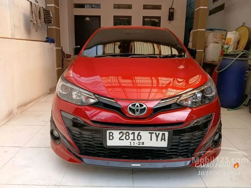 Jual Mobil Toyota Yaris 2018 TRD Sportivo 1.5 di Jawa Barat Automatic Hatchback Merah Rp 188.000.000