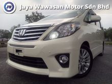 2013 TOYOTA ALPHARD 2.4 SUNROOF S SPEC EXTRAORDINARY OFFER UNREG