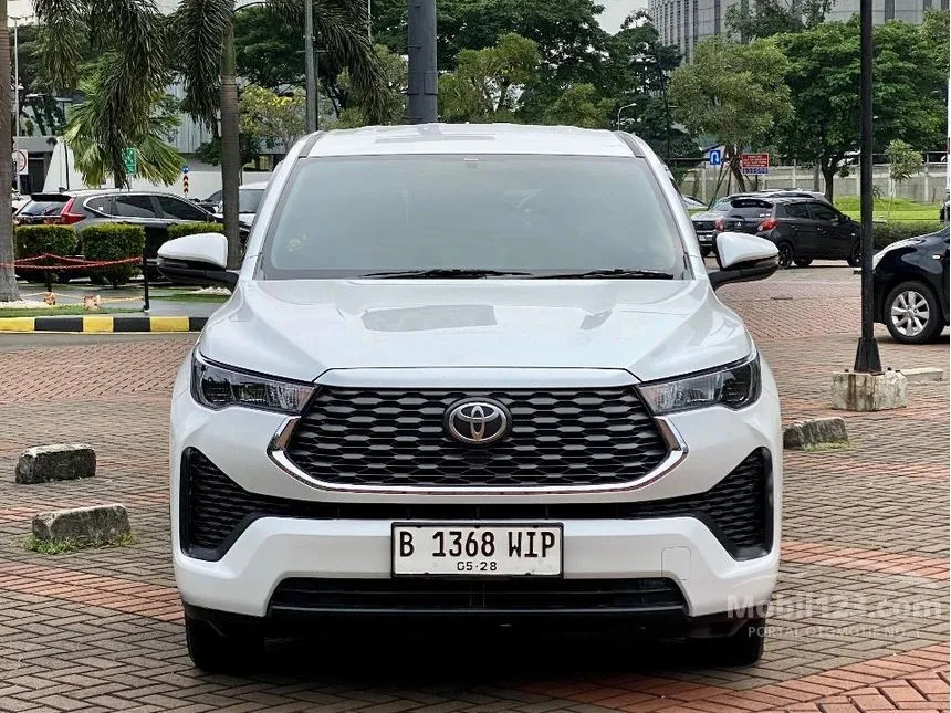 Jual Mobil Toyota Kijang Innova Zenix 2023 G (Non Premium Color) 2.0 di Banten Automatic MPV Putih Rp 383.000.000