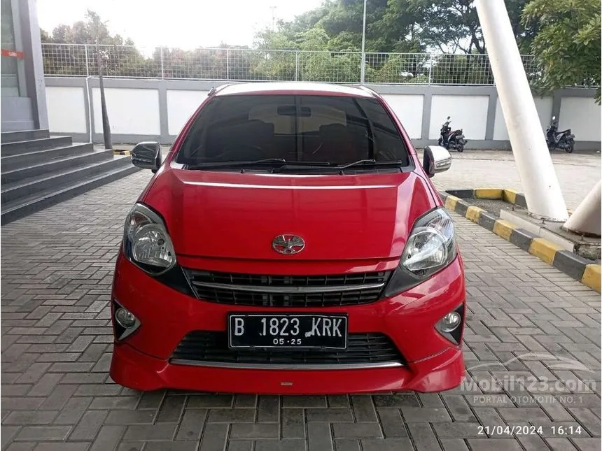 Jual Mobil Toyota Agya 2015 TRD Sportivo 1.0 di Jawa Barat Automatic Hatchback Merah Rp 95.000.000