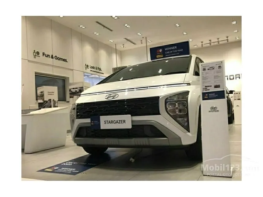 Jual Mobil Hyundai Stargazer 2024 Prime 1.5 di DKI Jakarta Automatic Wagon Putih Rp 285.400.000