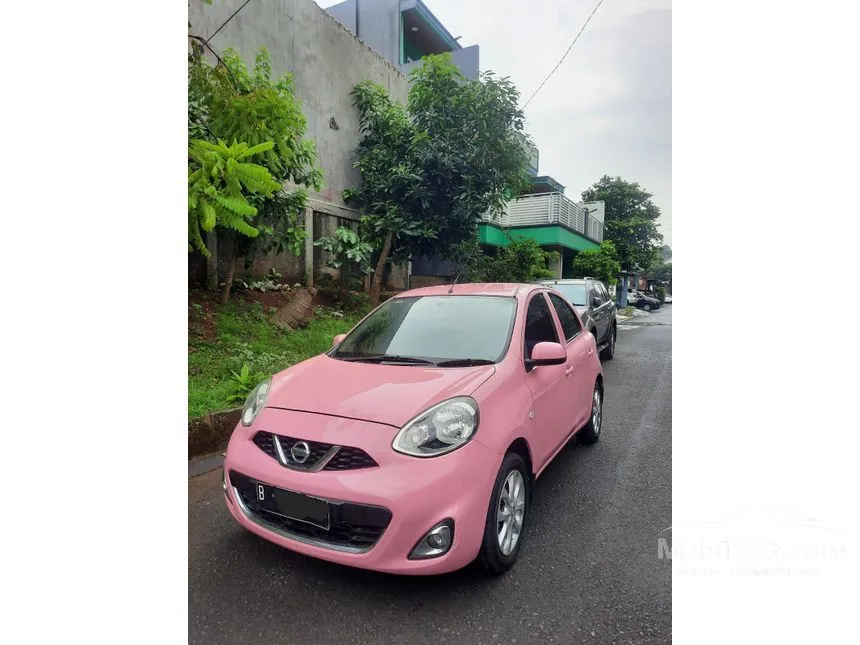 Jual Mobil Nissan March 2014 XS 1.2 di Jawa Barat Automatic Hatchback Merah Rp 74.000.000