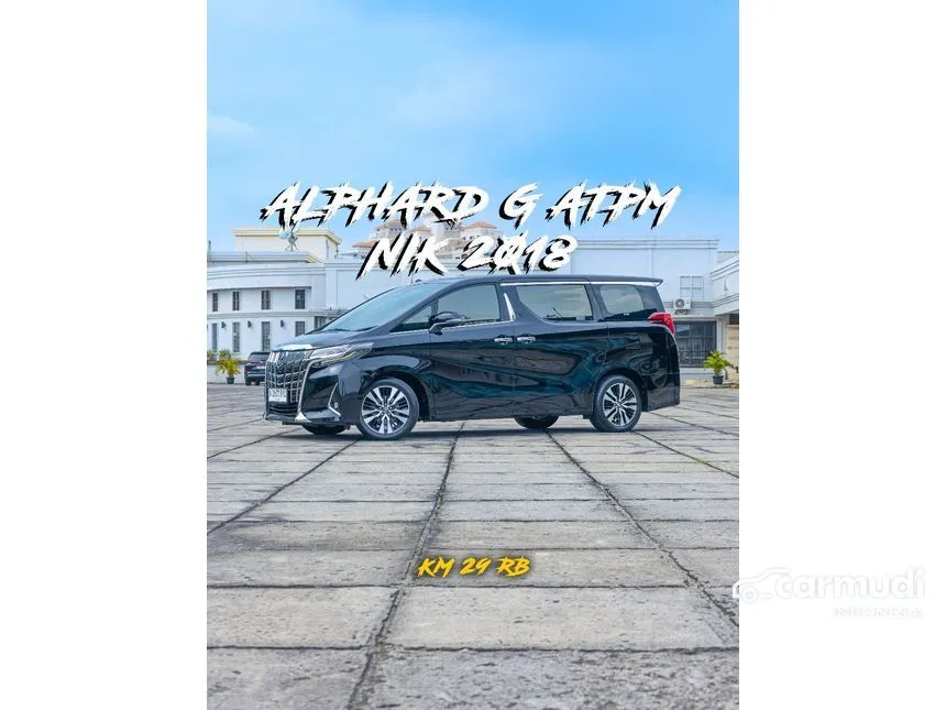 Jual Mobil Toyota Alphard 2018 G 2.5 di DKI Jakarta Automatic MPV Hitam Rp 707.000.000