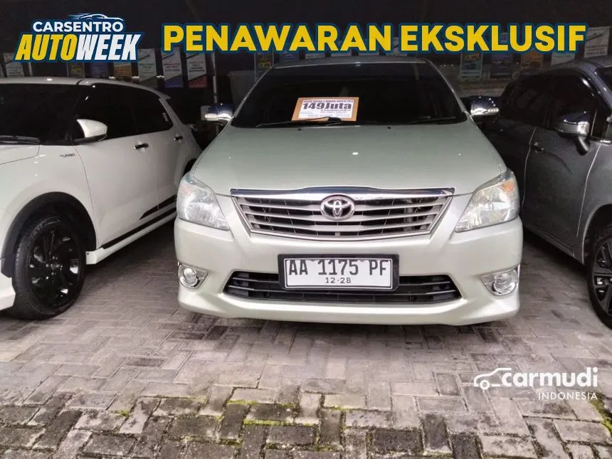 Jual Mobil Toyota Kijang Innova 2012 G 2.0 di Yogyakarta Manual MPV Silver Rp 159.000.000