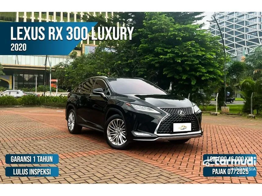 Jual Mobil Lexus RX 300 2020 Luxury 2.0 di Banten Automatic SUV Hitam Rp 825.000.000