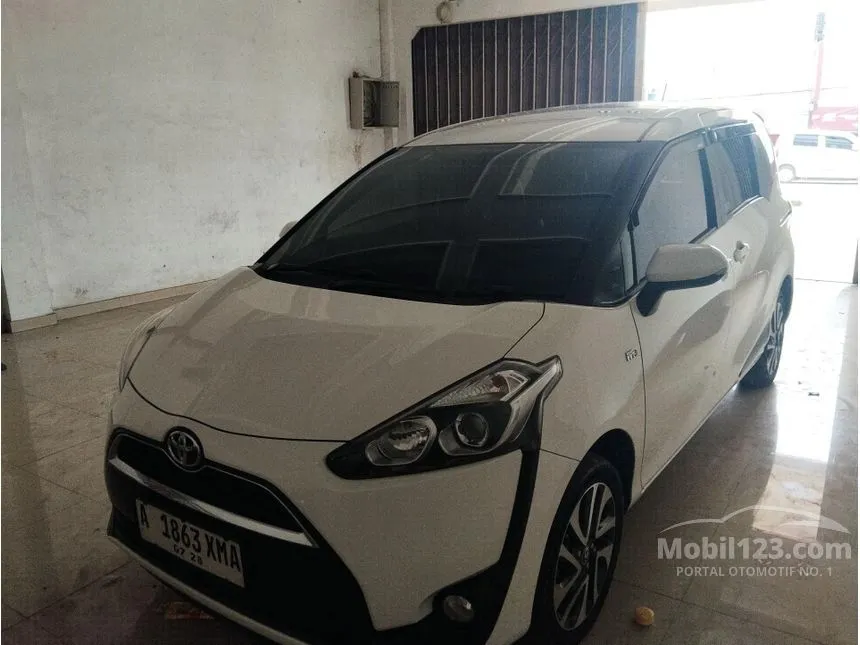 Jual Mobil Toyota Sienta 2017 V 1.5 di Banten Manual MPV Putih Rp 145.000.000