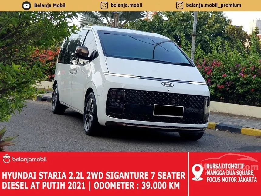 Jual Mobil Hyundai Staria 2021 Signature 7 2.2 di DKI Jakarta Automatic Wagon Putih Rp 658.000.000
