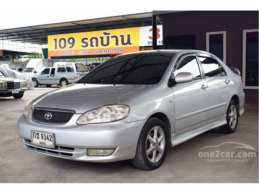 Toyota Corolla Altis 2003 E 1.6 in กรุงเทพและปริมณฑล Automatic Sedan สี ...